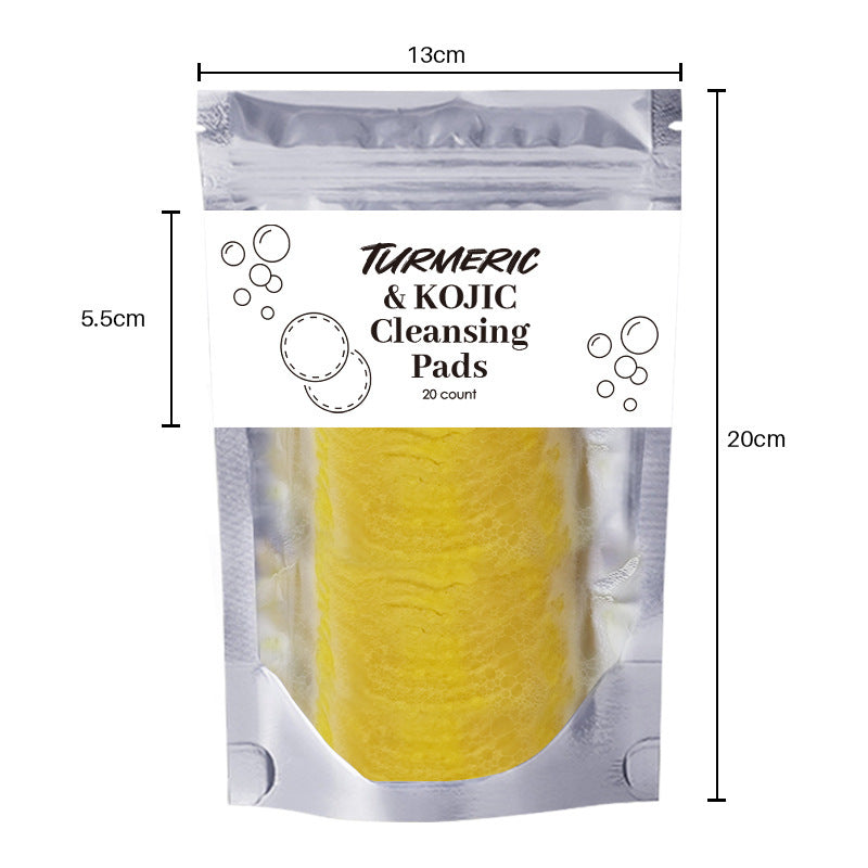 Turmeric Exfoliating Cleansing Pads Compressed Facial Sponges Skin Care Tools For Face Clogged Pores Excess Oil Cleansing Turmeric Exfoliating Cleansing Pads Compressed Facial Sponges Skin Care Tools For Face Clogged Pores Excess Oil Cleansing